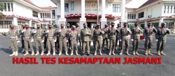 Pengumuman Hasil Tes Kesamaptaan Jasmani Penerimaan THLS Sat Pol Pp Kabupaten Lampung Selatan Tahun 2021